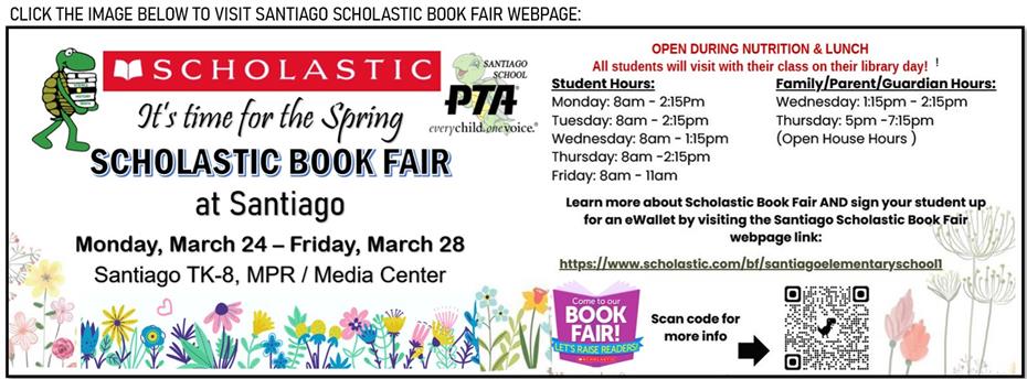 Scholastic bookfair spring 2025
